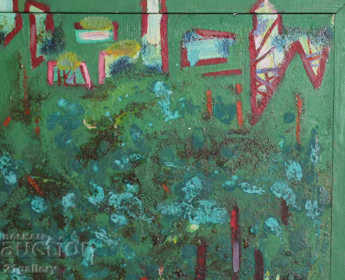 Abstract composition, oil paints - 5 Abstract composition, oil paints - 5