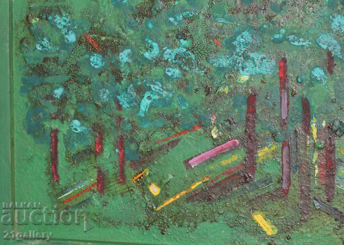 Abstract composition, oil paints - 7 Abstract composition, oil paints - 7