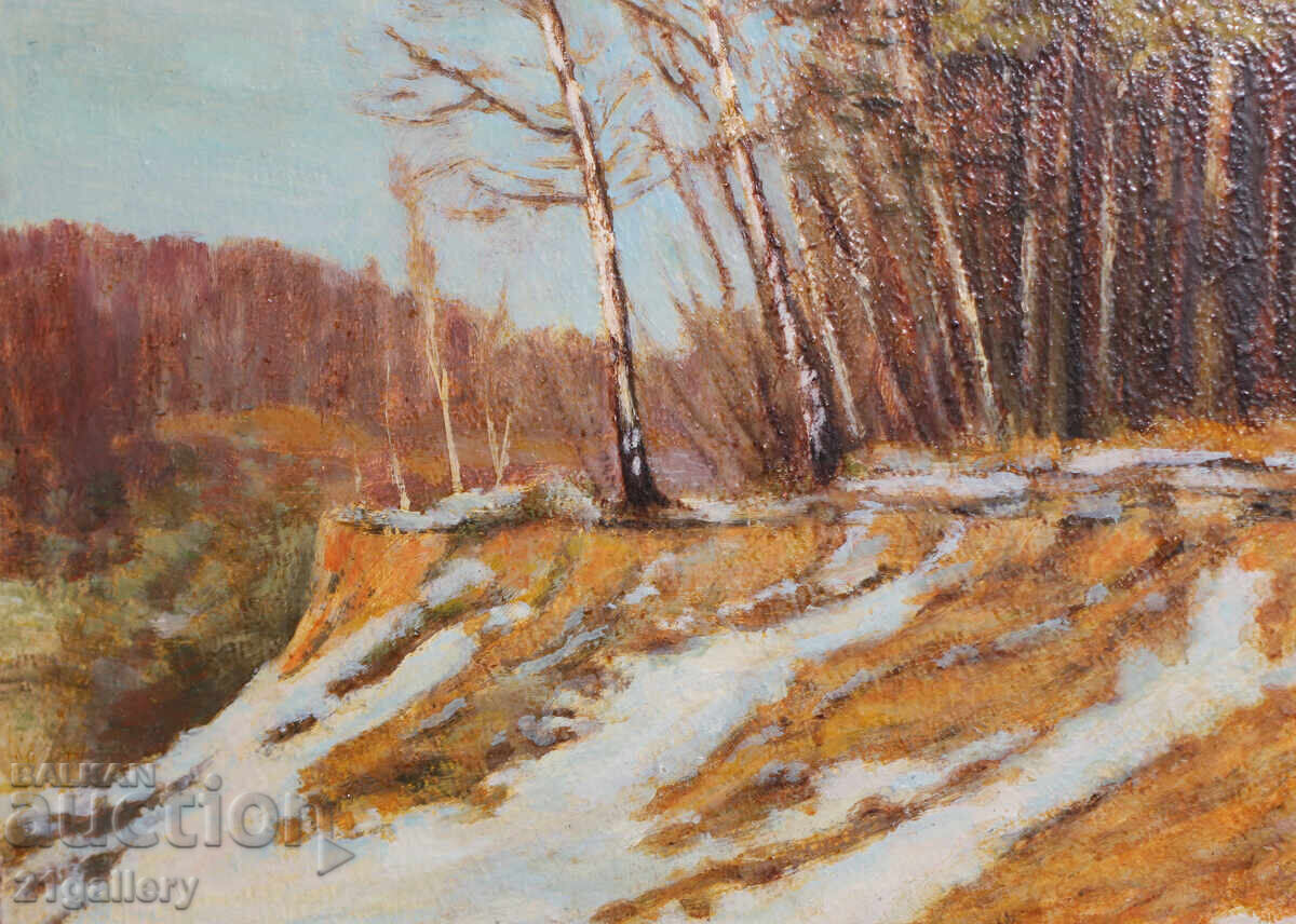 Forest landscape, oil paints - 6 Forest landscape, oil paints - 6