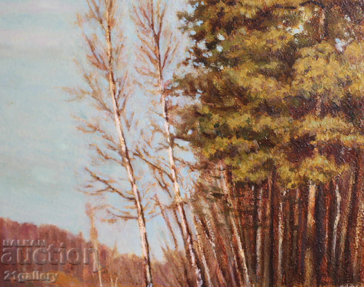 Forest landscape, oil paints - 7 Forest landscape, oil paints - 7