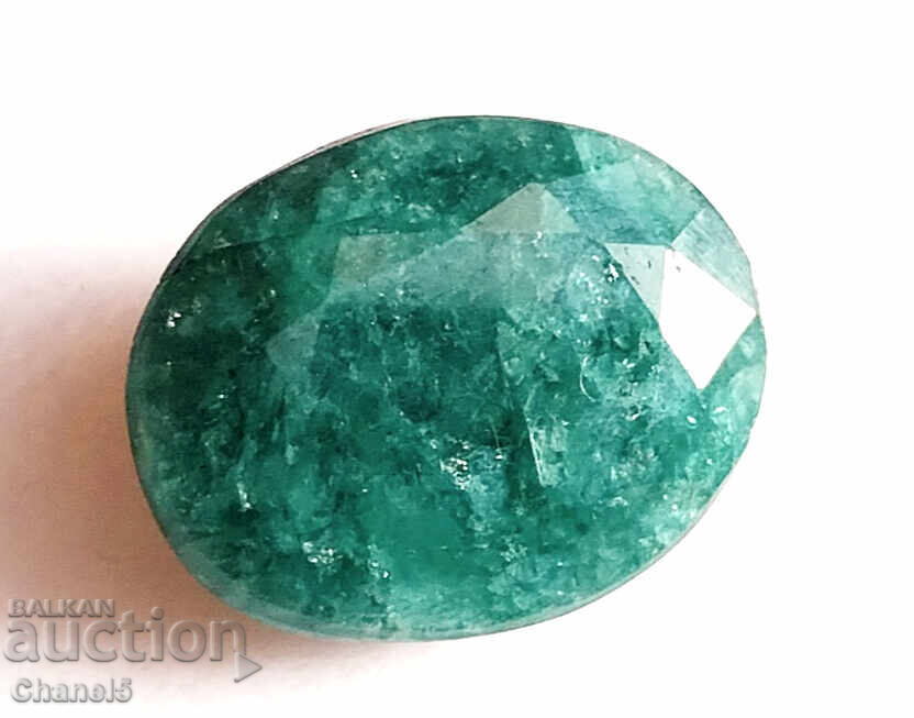 NATURAL EMERALD - OVAL, BRAZIL - 9.60 carats (771) with price 47.00 BGN | € 24.03 NATURAL EMERALD - OVAL, BRAZIL - 9.60 carats (771) with price 47.00 BGN | € 24.03