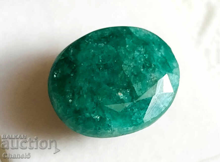 Auction NATURAL EMERALD - OVAL, BRAZIL - 9.60 carats (771) Auction NATURAL EMERALD - OVAL, BRAZIL - 9.60 carats (771)