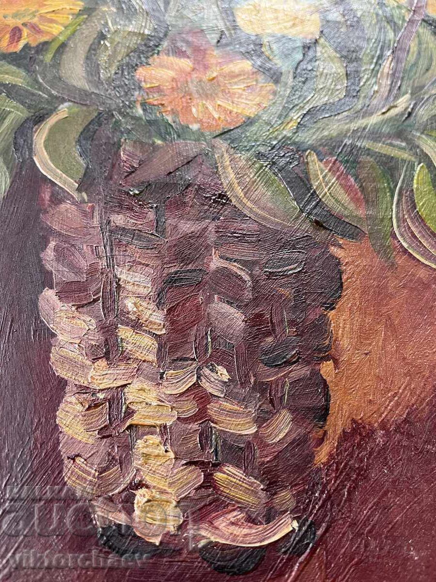 Delivery of Old master painting - Still life 1975