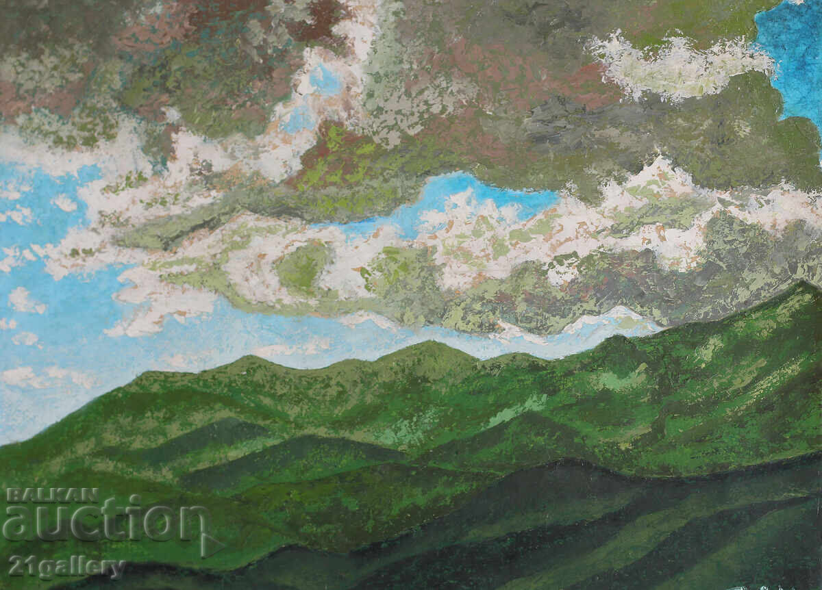 Voskan Atamyan Mountain Landscape, Oil Paints with price 1800.00 BGN | € 920.33 Voskan Atamyan Mountain Landscape, Oil Paints with price 1800.00 BGN | € 920.33