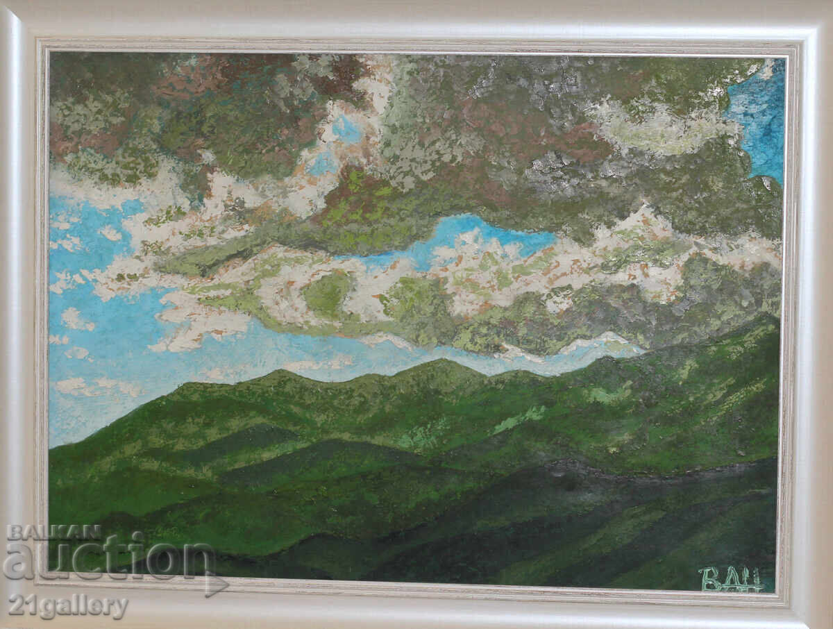 Voskan Atamyan Mountain Landscape, Oil Paints Voskan Atamyan Mountain Landscape, Oil Paints