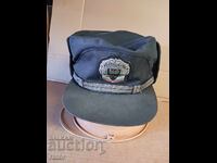 Old winter police hat, uniform