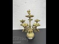 Indian oil lamp / candlestick. No. 6568