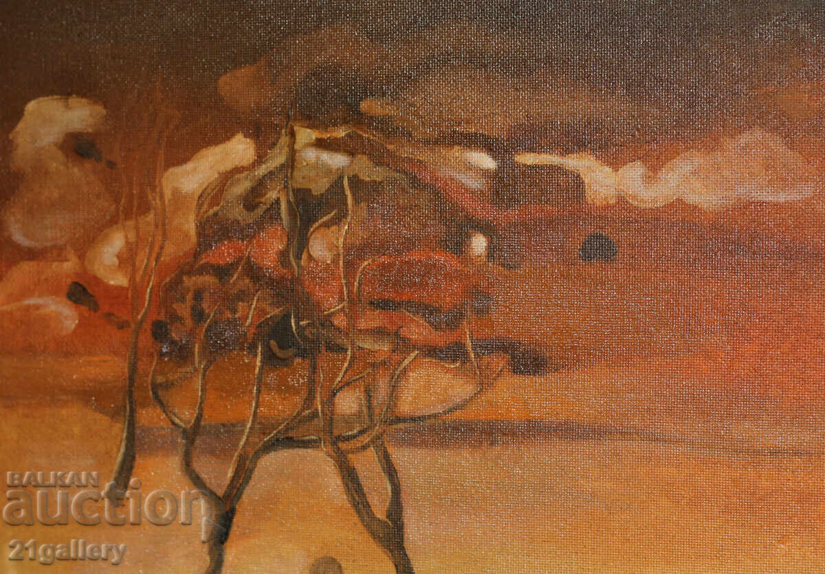 Livrarea Sasho Kostov (1954 - 2021) Peisaj, vopsele în ulei