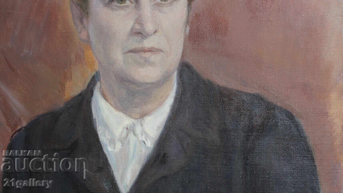 Δημοπρασία Yordanka Karamalakova (1921 - 2011) πορτρέτο 1984.