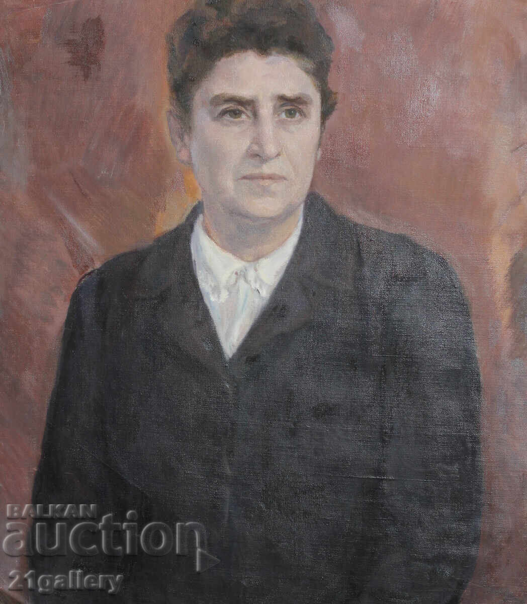 Yordanka Karamalakova (1921 - 2011) portrait 1984.
