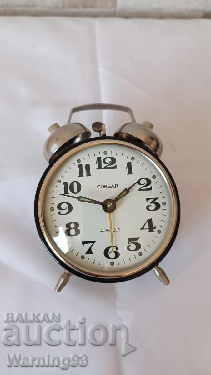 Стар часовник / будилник - CORSAR - Made in Hungary - 1965г. - 5 Стар часовник / будилник - CORSAR - Made in Hungary - 1965г. - 5