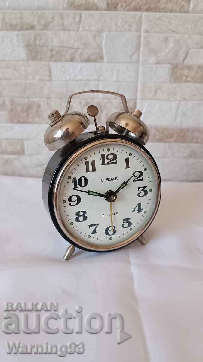Стар часовник / будилник - CORSAR - Made in Hungary - 1965г. - 7 Стар часовник / будилник - CORSAR - Made in Hungary - 1965г. - 7