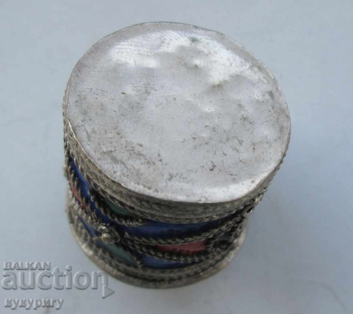 Old small box with cellular enamel - 5 Old small box with cellular enamel - 5