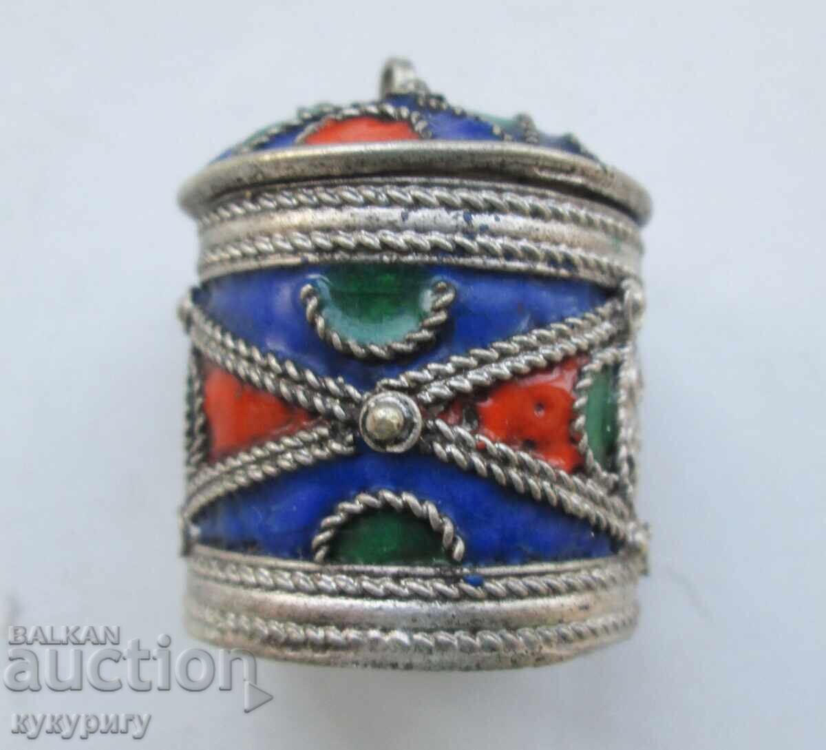 Old small box with cellular enamel - 6 Old small box with cellular enamel - 6