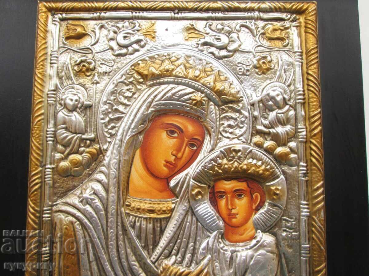 Beautiful wall icon with frame Virgin Mary and Child with price 50.00 BGN | € 25.56 Beautiful wall icon with frame Virgin Mary and Child with price 50.00 BGN | € 25.56