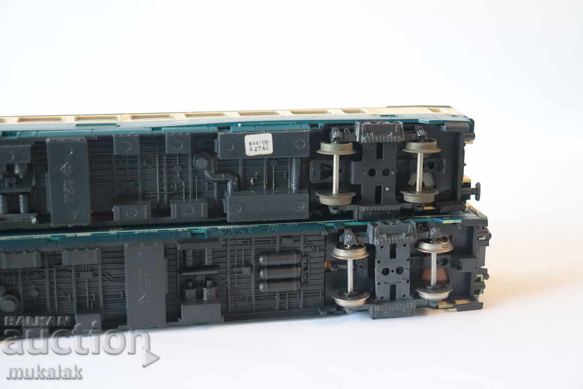 H0 1/87 ROCO LOCOMOTIVE WAGON TRAIN TRAIN RAILWAY LOT 2 PCS. - 7 H0 1/87 ROCO LOCOMOTIVE WAGON TRAIN TRAIN RAILWAY LOT 2 PCS. - 7