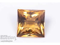 Citrine 6.78ct 11mm VS fancy radiant cut