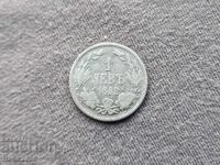 1 lev 1882 Principality of Bulgaria Silver Coin 9