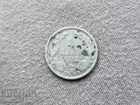 1 lev 1882 Principality of Bulgaria Silver Coin 18