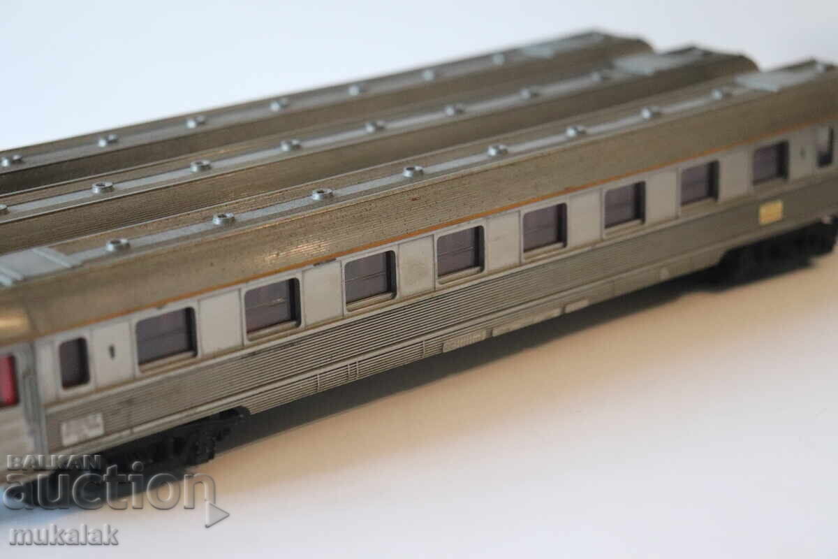 H0 1/87 MECCANO LOCOMOTIVE WAGON TRAIN TRAIN RAILWAY LOT 3 PCS. - 6 H0 1/87 MECCANO LOCOMOTIVE WAGON TRAIN TRAIN RAILWAY LOT 3 PCS. - 6