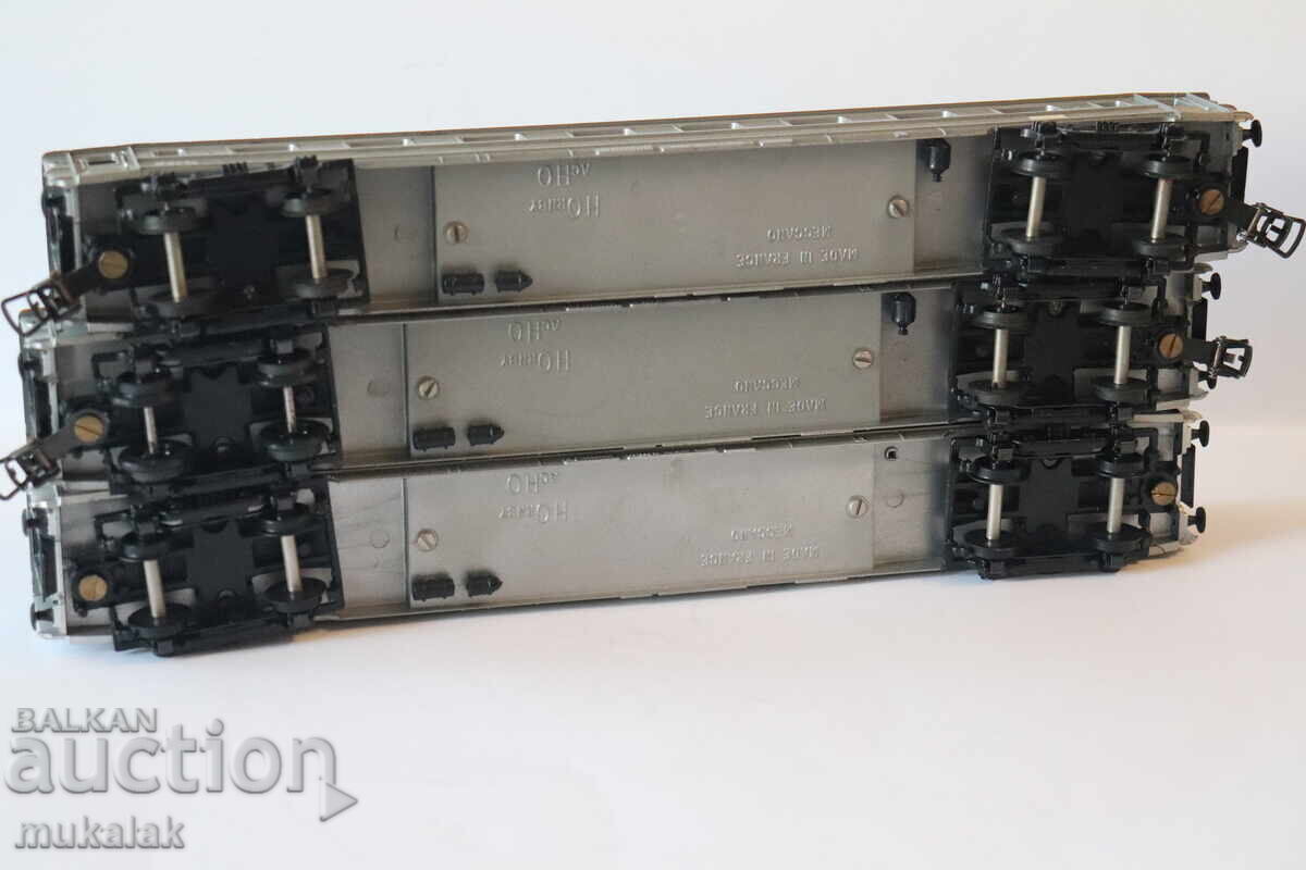 H0 1/87 MECCANO LOCOMOTIVE WAGON TRAIN TRAIN RAILWAY LOT 3 PCS. - 7 H0 1/87 MECCANO LOCOMOTIVE WAGON TRAIN TRAIN RAILWAY LOT 3 PCS. - 7