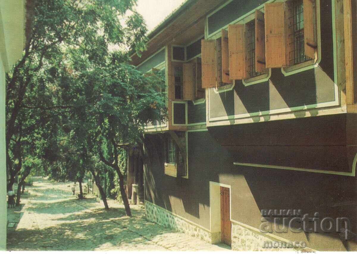 Old postcard - Plovdiv, Old Town
