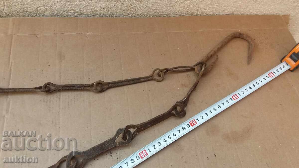 Auction  RENAISSANCE FORGED LINK, FIREPLACE CHAIN