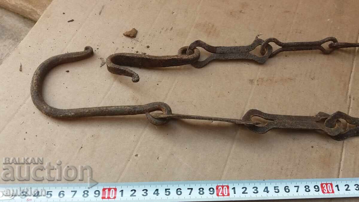 RENAISSANCE FORGED LINK, FIREPLACE CHAIN - 5