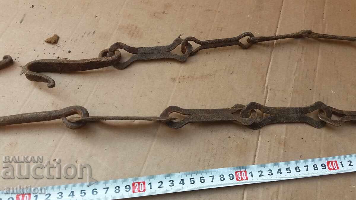 RENAISSANCE FORGED LINK, FIREPLACE CHAIN - 6