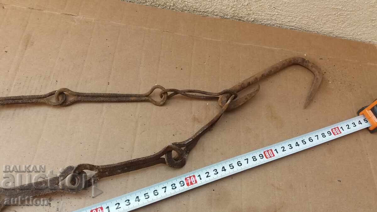 RENAISSANCE FORGED LINK, FIREPLACE CHAIN - 7