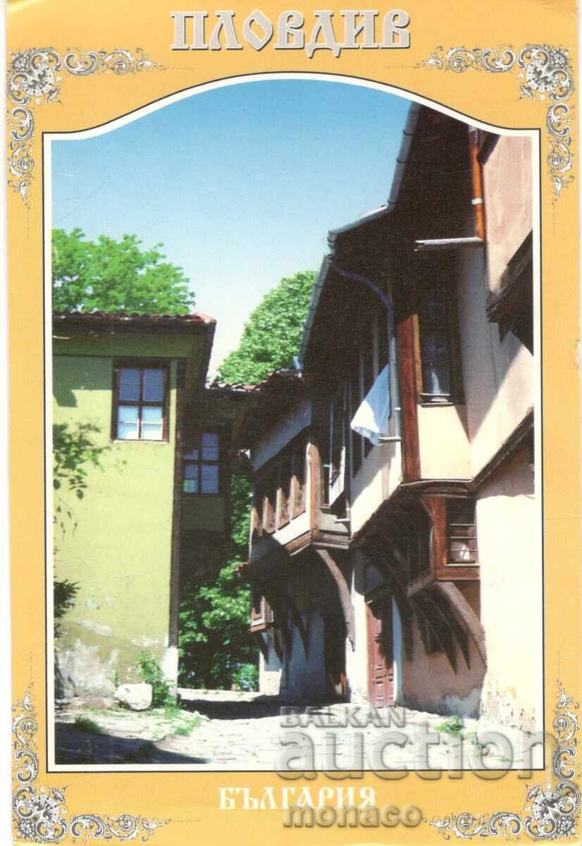 Παλιά καρτ ποστάλ - Plovdiv, παλιά σπίτια Παλιά καρτ ποστάλ - Plovdiv, παλιά σπίτια
