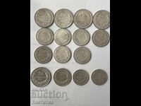 Lot of coins Bulgaria 1906-1913