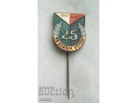 Football badge - 25 years KS Gornik Bytom, 1975, Poland