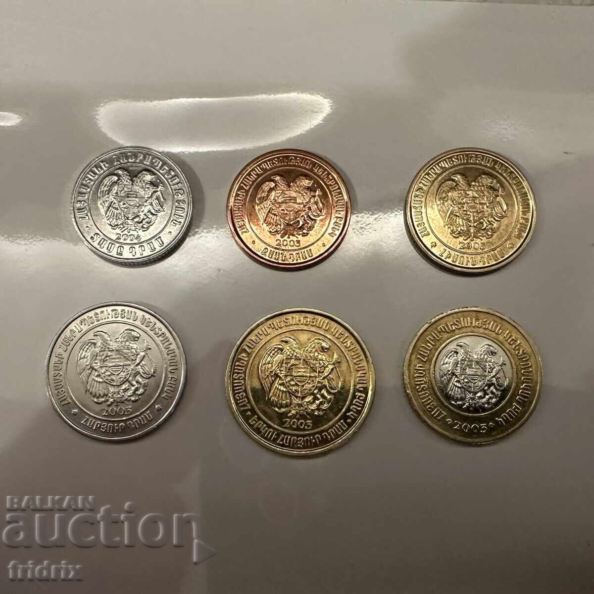 Παράδοση Αρμενία σετ 10 - 500 drams / Αρμενία drams set 2003 - 2004 Παράδοση Αρμενία σετ 10 - 500 drams / Αρμενία drams set 2003 - 2004