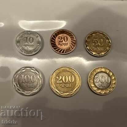 Αρμενία σετ 10 - 500 drams / Αρμενία drams set 2003 - 2004 Αρμενία σετ 10 - 500 drams / Αρμενία drams set 2003 - 2004