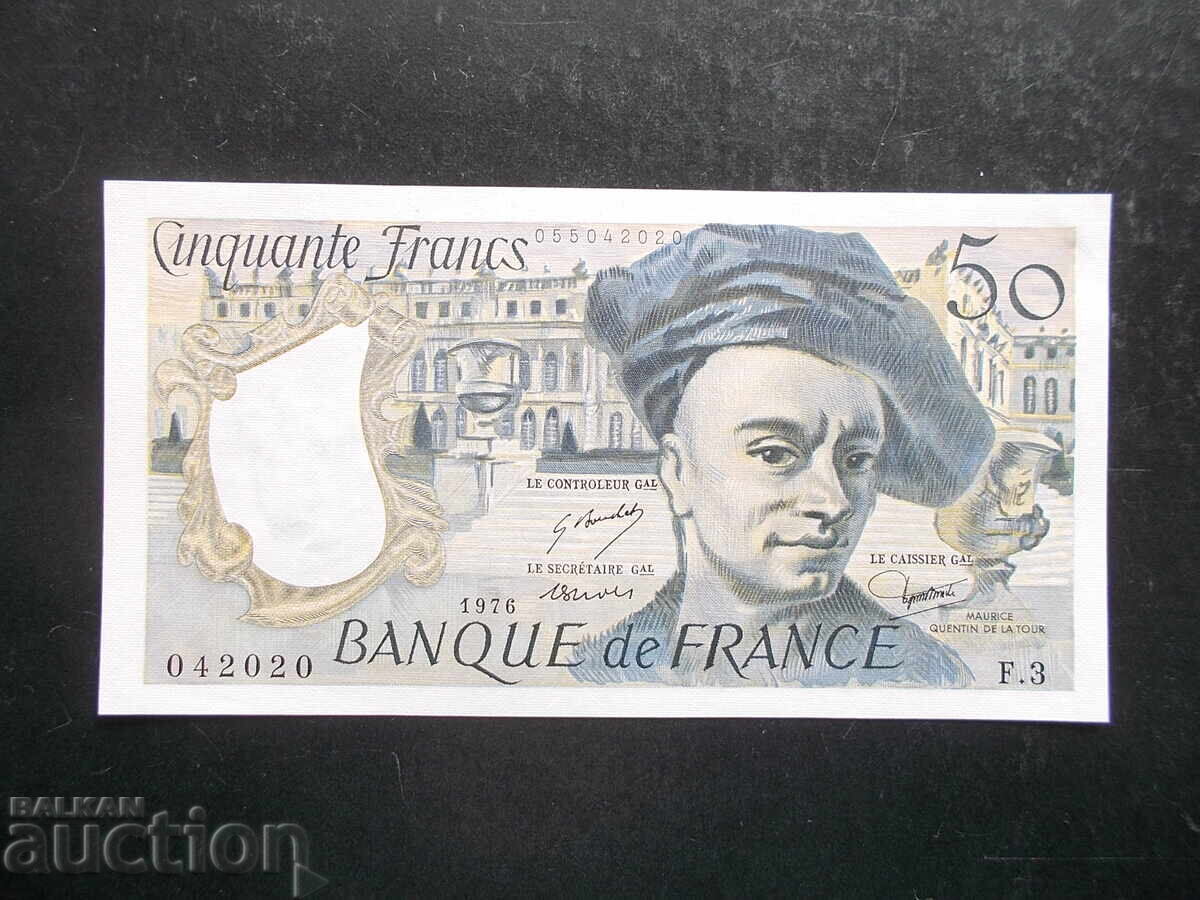 FRANCE , 50 francs , 1976 , UNC- FRANCE , 50 francs , 1976 , UNC-