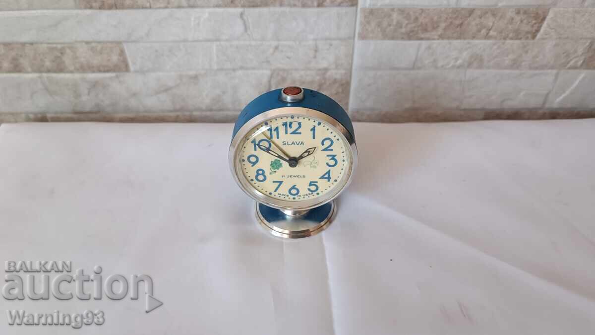 Стар часовник / будилник - СЛАВА / SLAVA - Made in USSR - 6 Стар часовник / будилник - СЛАВА / SLAVA - Made in USSR - 6