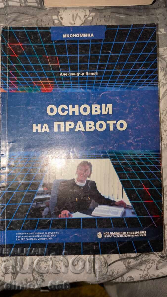 Osnovi na pravoto	Aleksandyr Velev