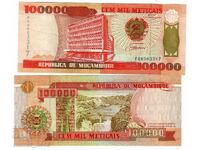 Мозамбик 100000 метакаис 1993 г. UNC