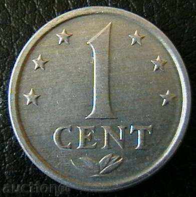 1 cent 1985, Netherlands Antilles 1 cent 1985, Netherlands Antilles