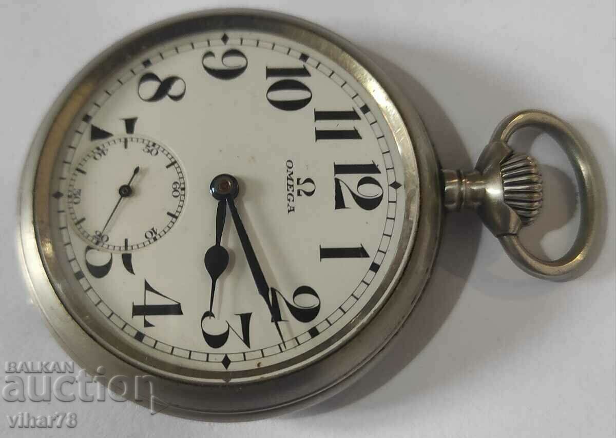 RARE OMEGA-OMEGA POCKET WATCH - 7 RARE OMEGA-OMEGA POCKET WATCH - 7