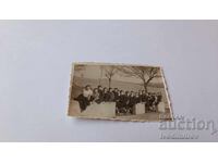 Photo Vidin Students from the 6th grade in the City Garden 1945