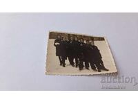 Sister Vidin Third grade students in the park in winter 1941