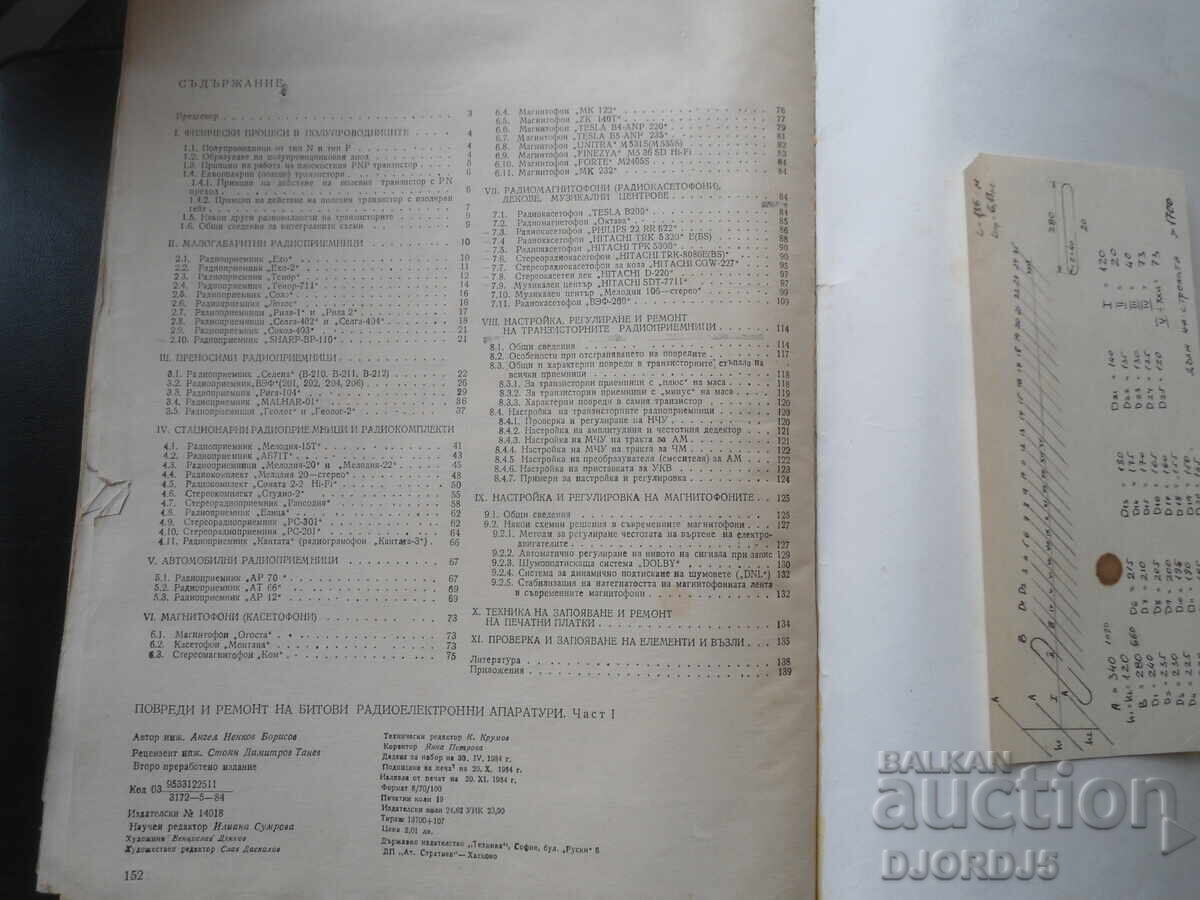 Παράδοση Βλάβες και επισκευή οικιακού ραδιοηλεκτρονικού εξοπλισμού, μέρος 1 Παράδοση Βλάβες και επισκευή οικιακού ραδιοηλεκτρονικού εξοπλισμού, μέρος 1