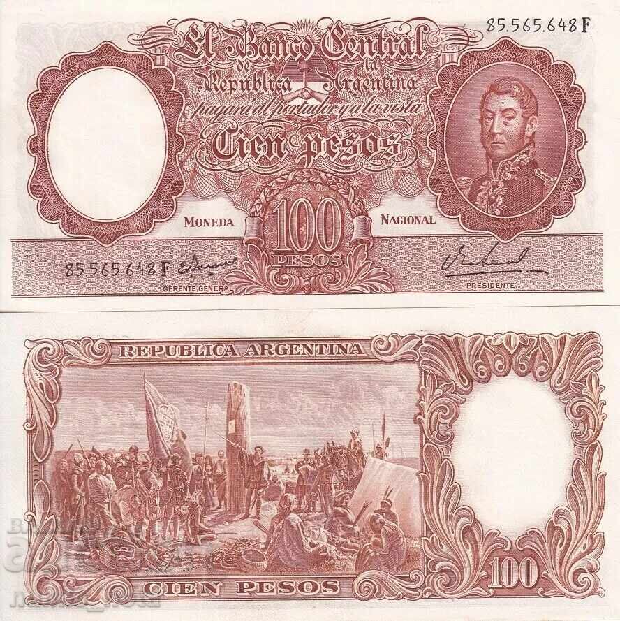 Argentina 100 pesos 1967 UNC