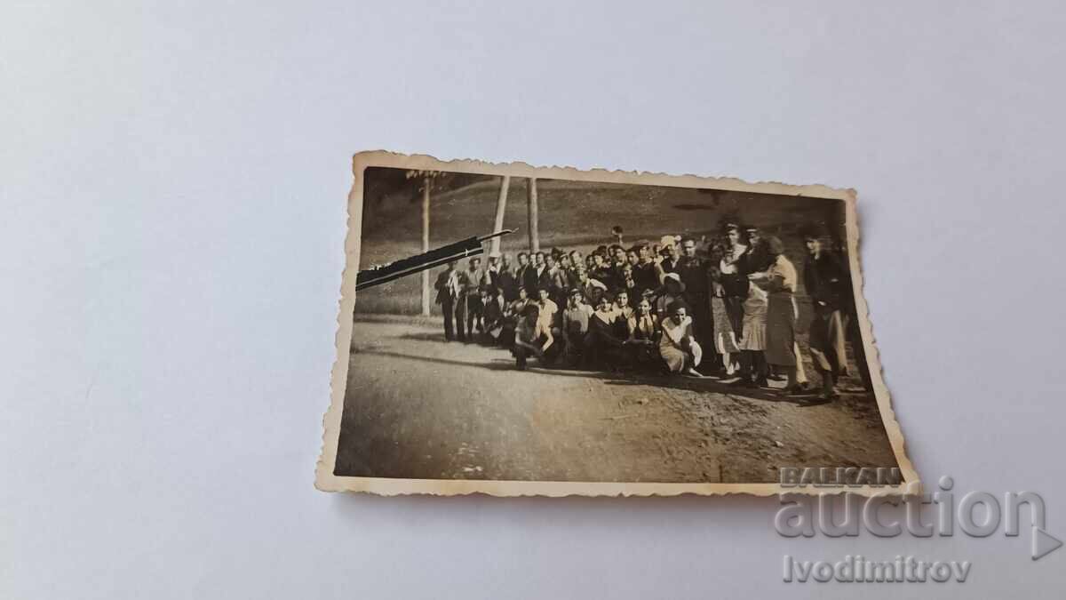 Photo: Students from the Stara Zagora School on the road 1935 Photo: Students from the Stara Zagora School on the road 1935