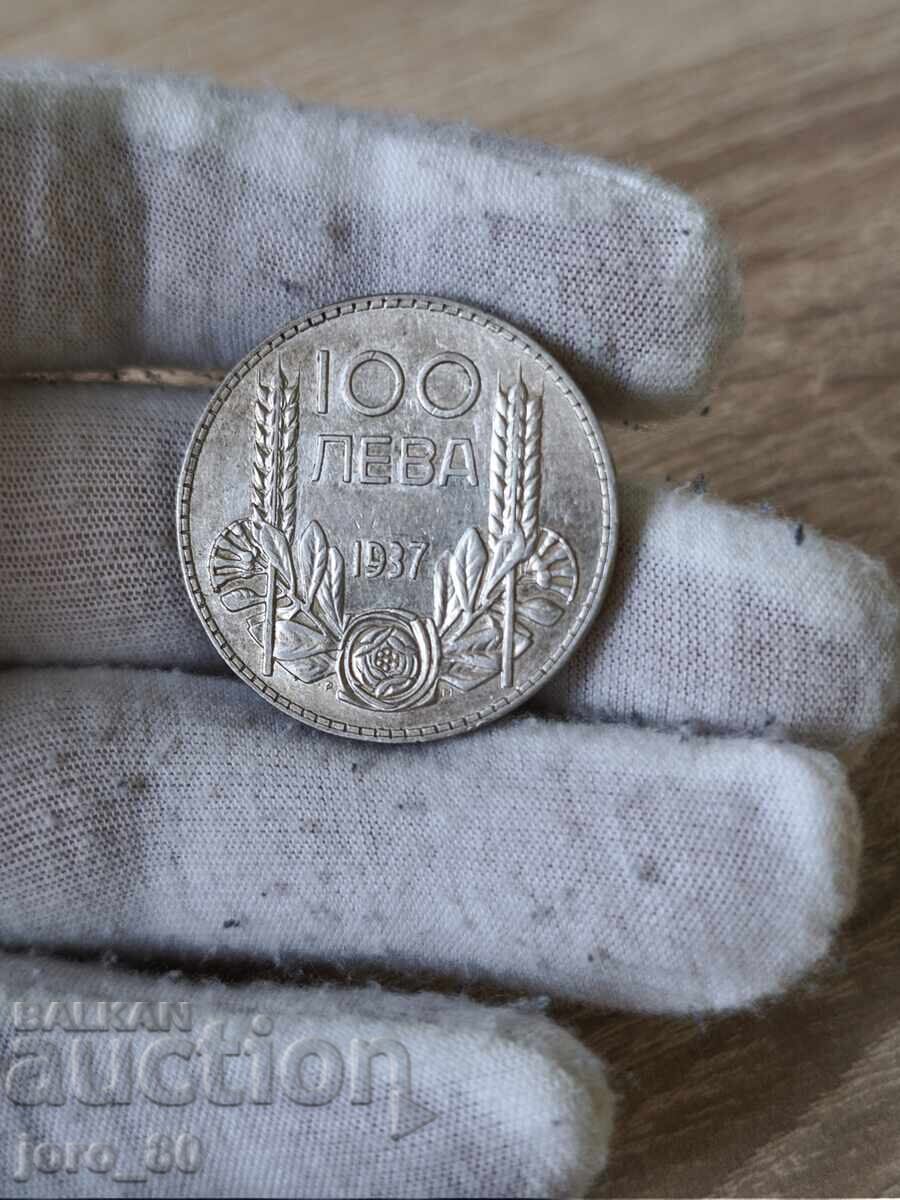 100 BGN 1937 anul Bulgaria