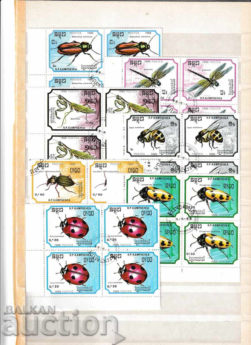 Kampuchea - Insects - 7 March extermination. KARE