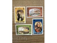 Gibraltar - 175 de la moartea lui Lord Nelson (1980) MNH