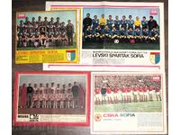 FOOTBALL 4 OLD POSTERS / POSTERS LEVSKI BULGARIA